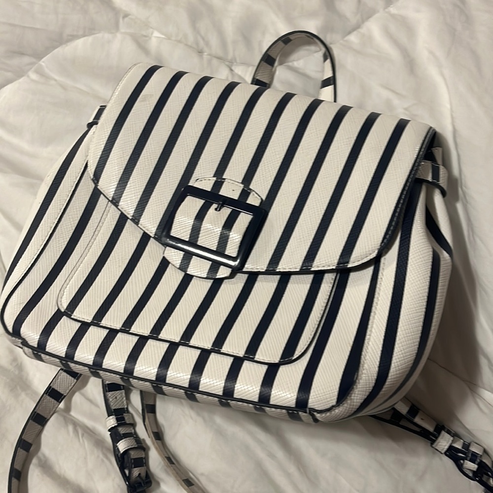 Striped Backpack